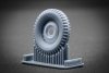 ScaleX WW 35001S U.S WiLLYSMB Sagged wheel set (Universal) 1/35